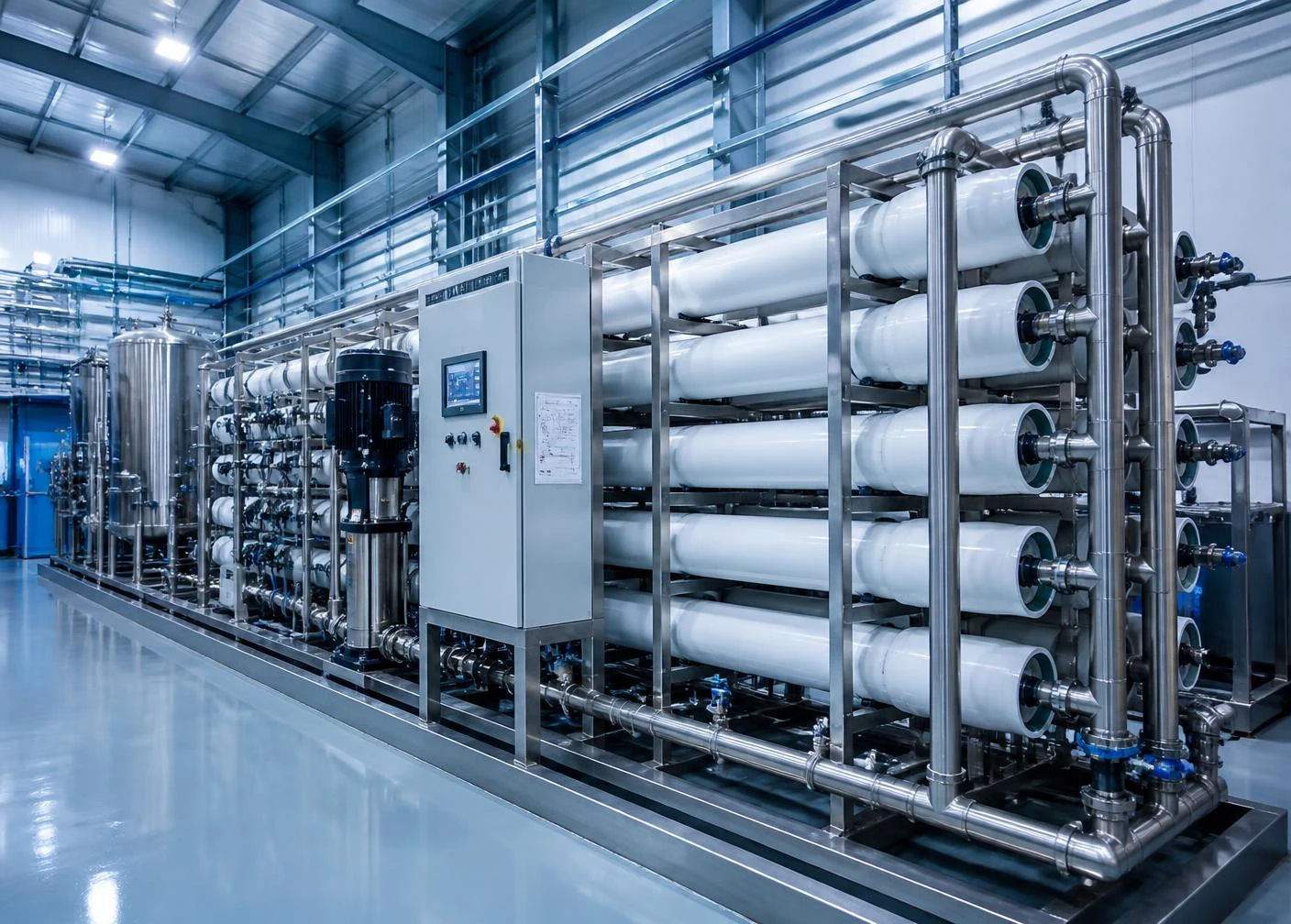 Industrial water filtration equipment